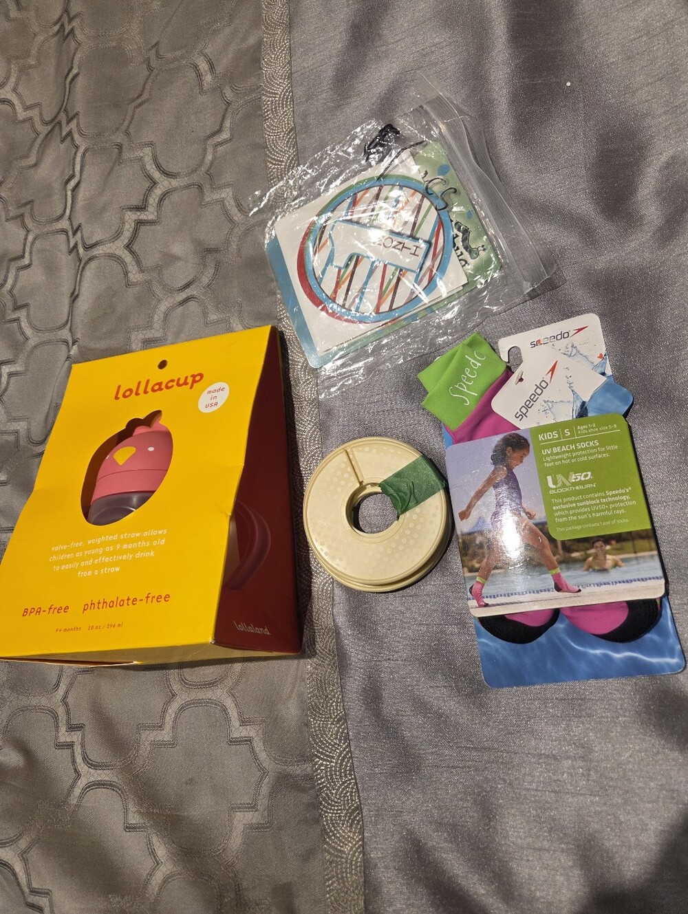 Lollaland Lollacup weighted straw sippy cup , Water Socks, Size Orgainizer